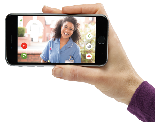 SkyBell Video Doorbell on Apple iPhone